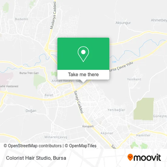 Colorist Hair Studio map
