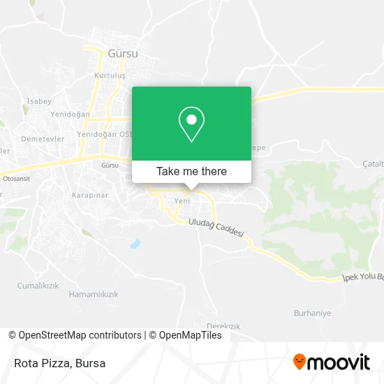 Rota Pizza map