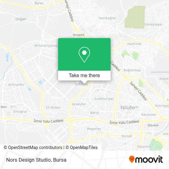Nors Design Studio map