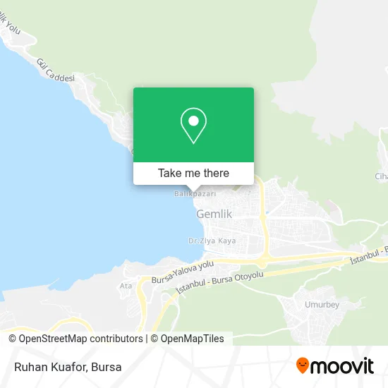 Ruhan Kuafor map