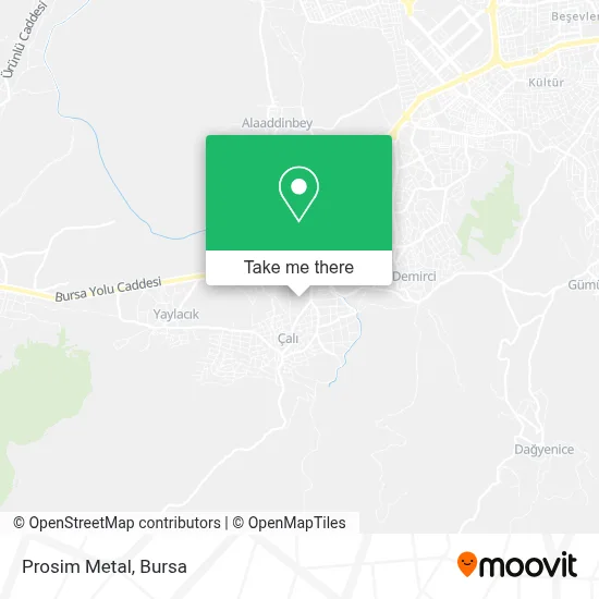 Prosim Metal map