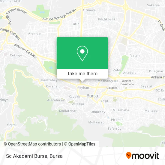 Sc Akademi Bursa map