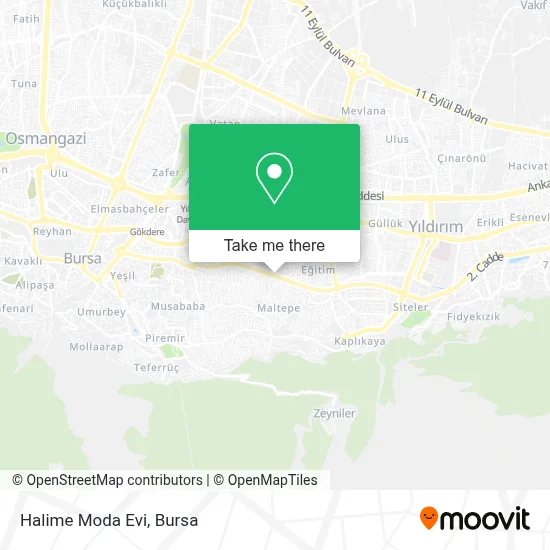 Halime Moda Evi map