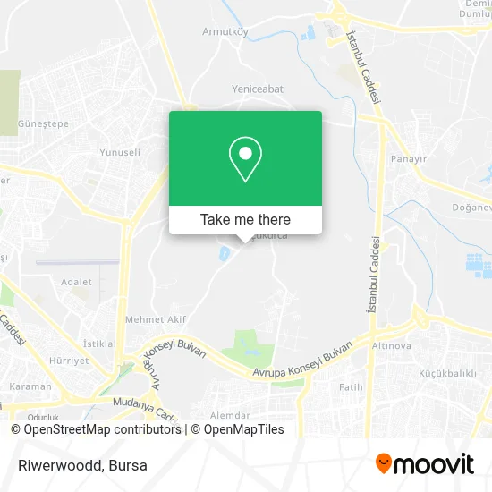 Riwerwoodd map