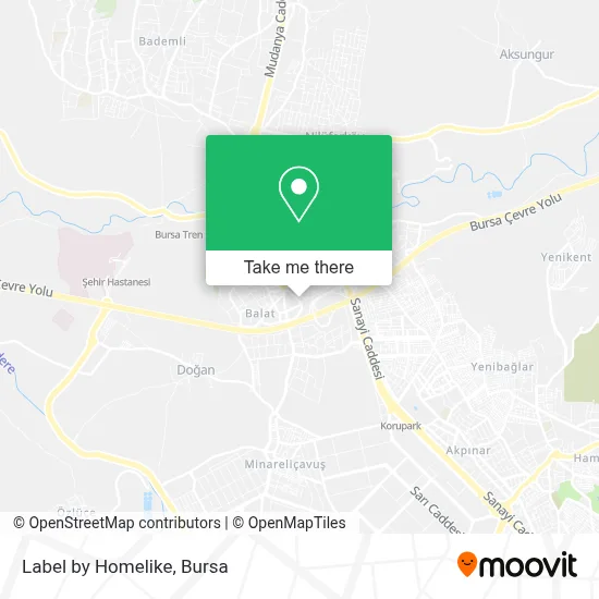 Label by Homelike map