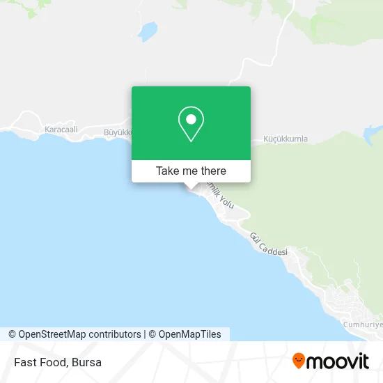 Fast Food map
