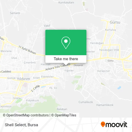 Shell Select map