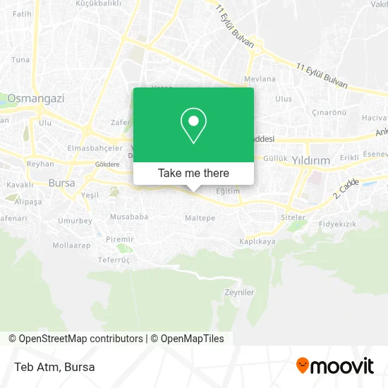 Teb Atm map