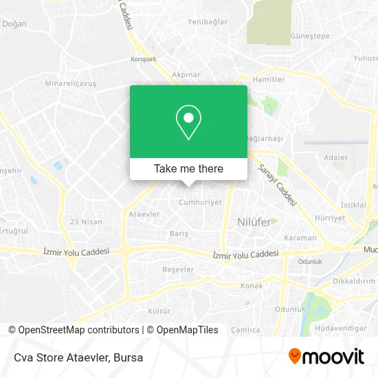 Cva Store Ataevler map