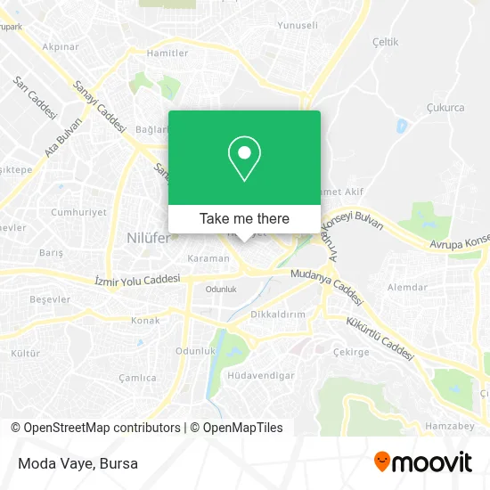 Moda Vaye map