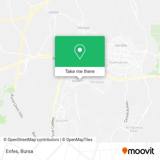 Enfes map