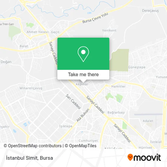 İstanbul Simit map