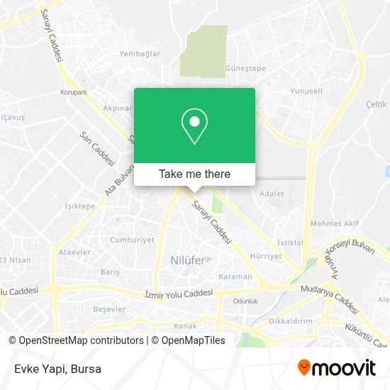 Evke Yapi map