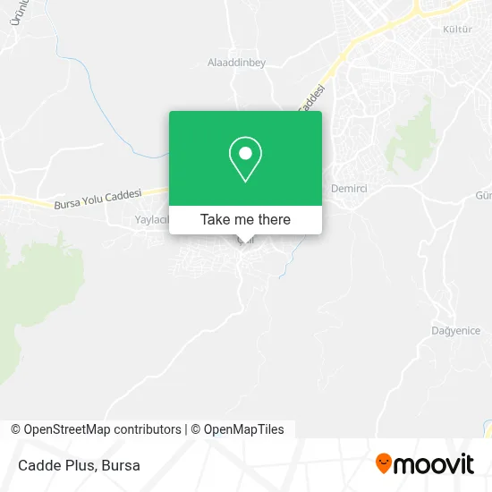 Cadde Plus map