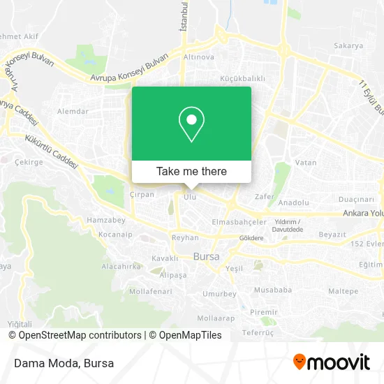 Dama Moda map
