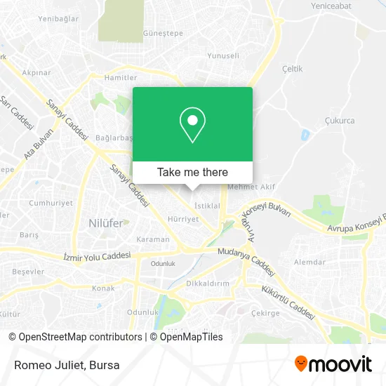Romeo Juliet map