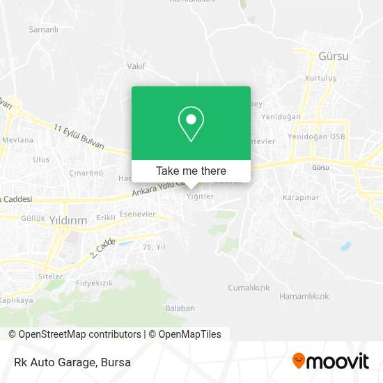 Rk Auto Garage map