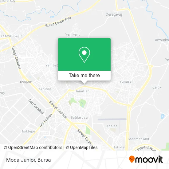 Moda Junior map