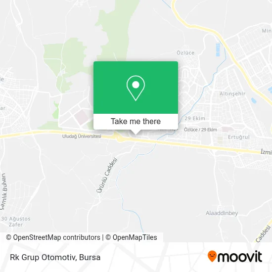 Rk Grup Otomotiv map