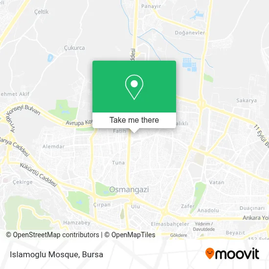 Islamoglu Mosque map