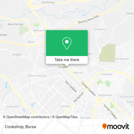 Cookshop map