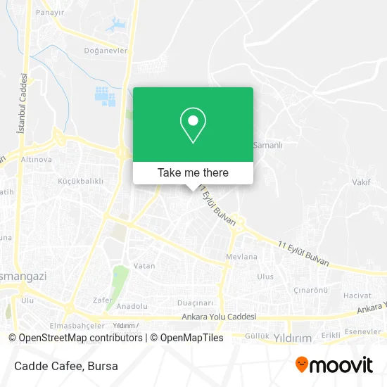 Cadde Cafee map