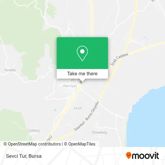 Sevci Tur map