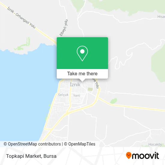 Topkapi Market map