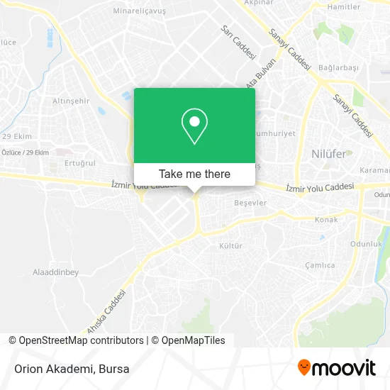 Orion Akademi map