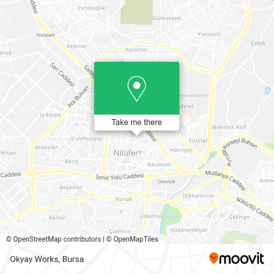 Okyay Works map