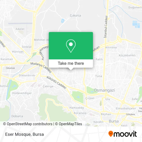 Eser Mosque map