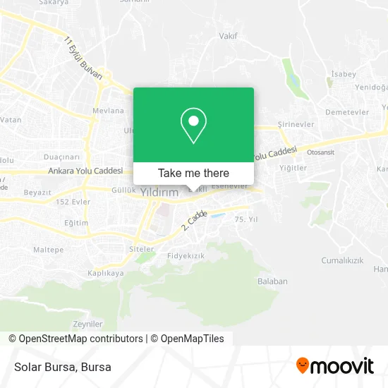 Solar Bursa map