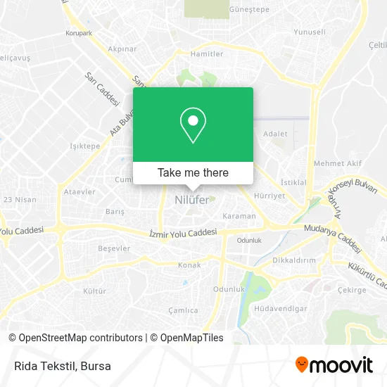 Rida Tekstil map