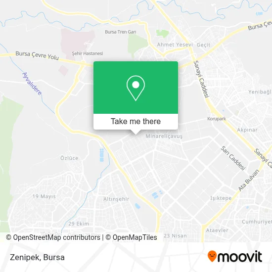 Zenipek map