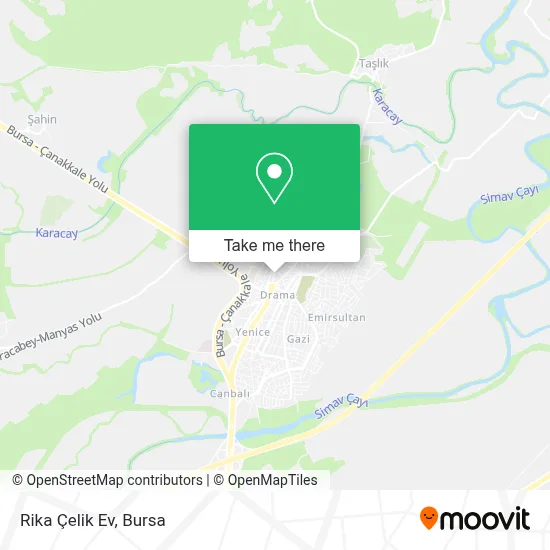 Rika Çelik Ev map