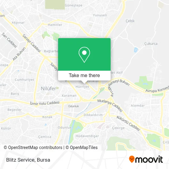 Blitz Service map