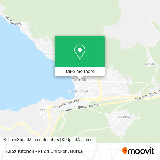 Allez Kitchen - Fried Chicken map