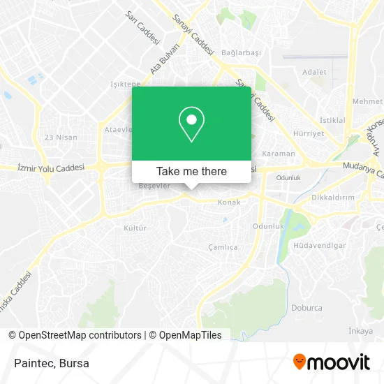 Paintec map