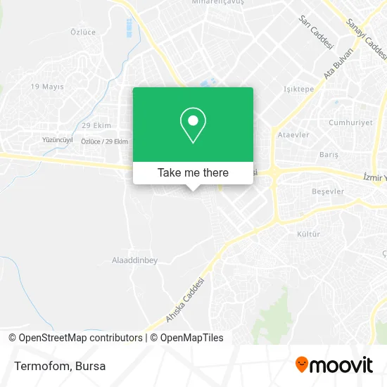 Termofom map