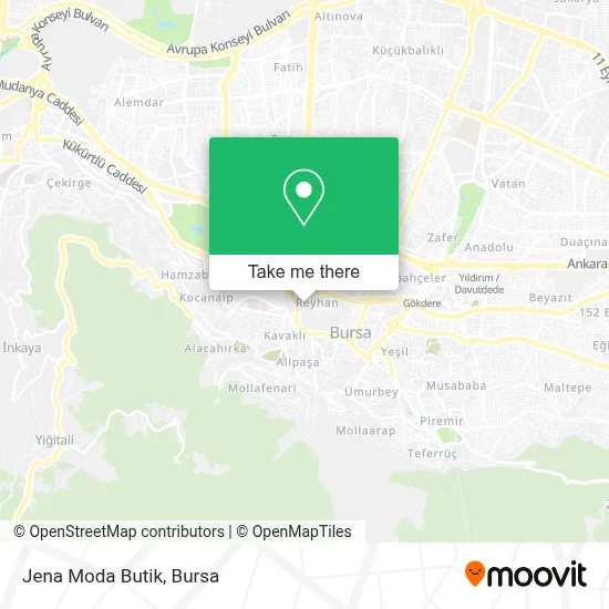 Jena Moda Butik map