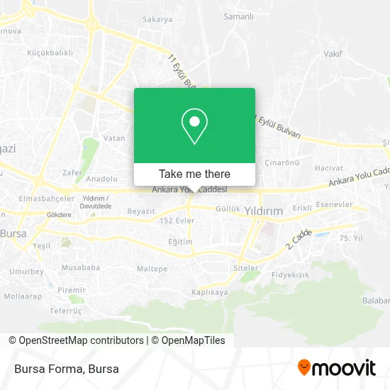 Bursa Forma map