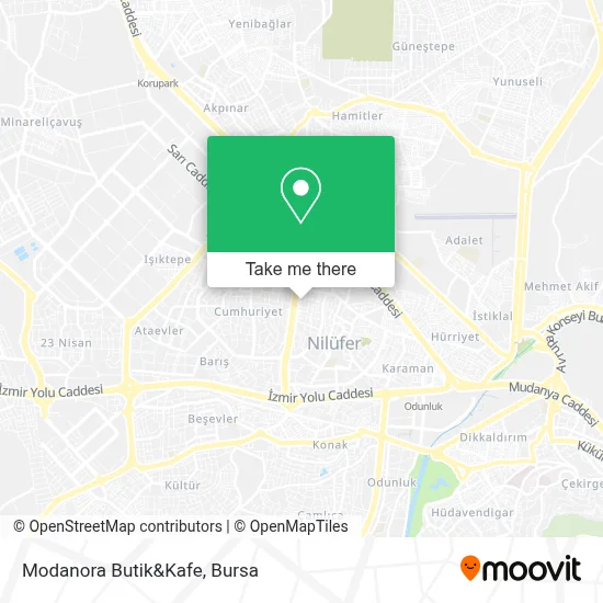 Modanora Butik&Kafe map