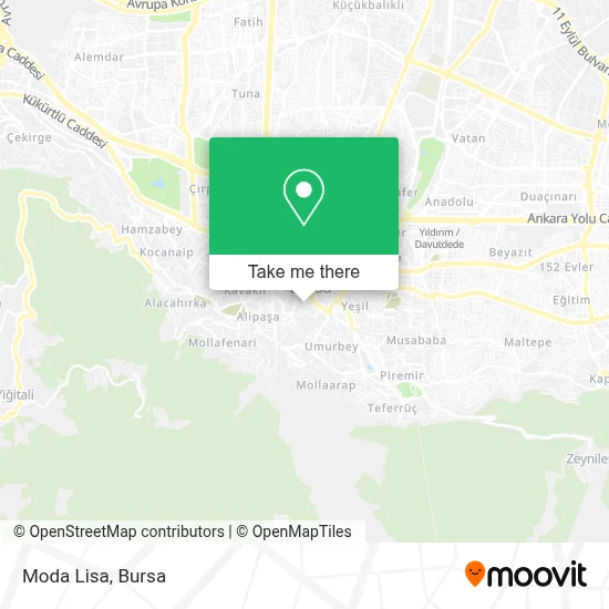 Moda Lisa map