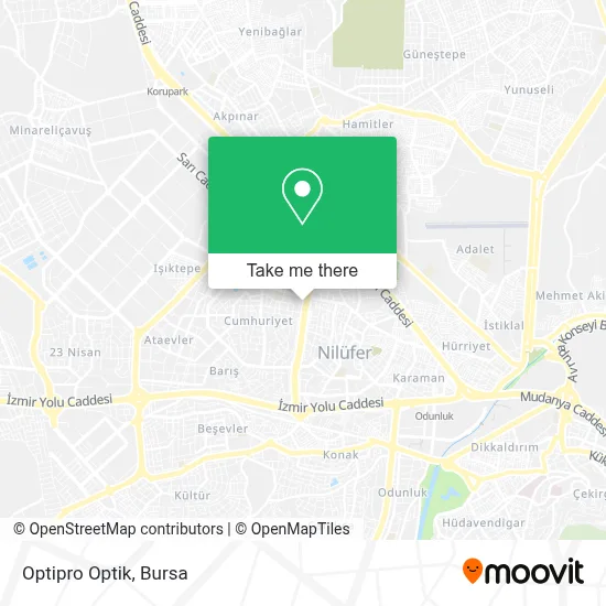 Optipro Optik map