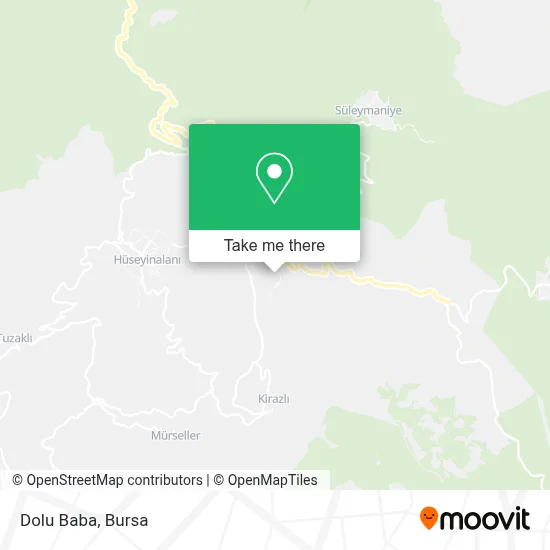Dolu Baba map