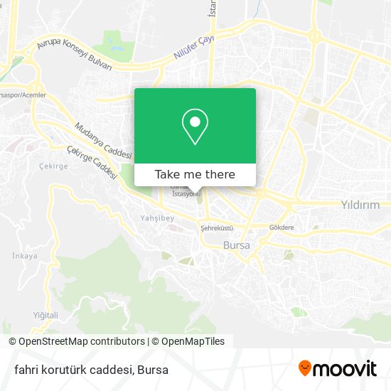 fahri korutürk caddesi map