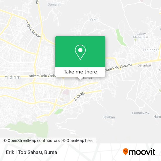 Erikli Top Sahası map