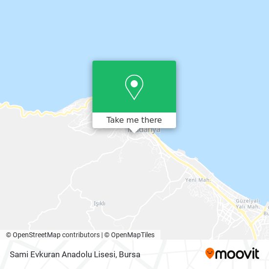 Sami Evkuran Anadolu Lisesi map