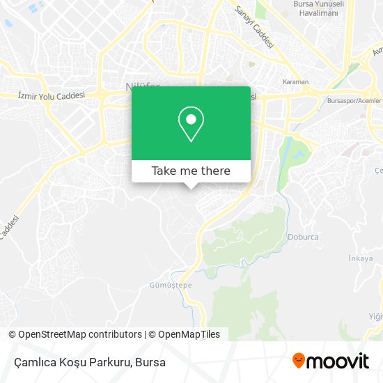Çamlıca Koşu Parkuru map