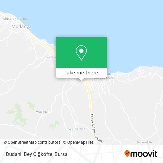 Düdanlı Bey Çiğköfte map